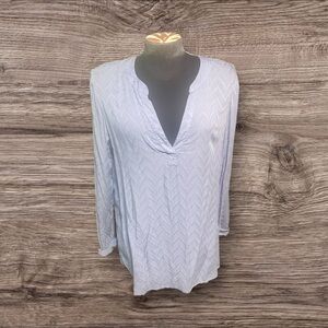 Gap Women’s V-Neck Tunic Top Long Sleeve Size Medium